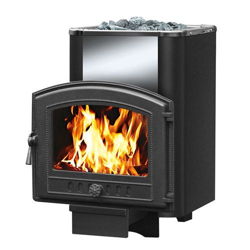 Печь для бани Везувий Сенсация 16 Антрацит (224) чугунная